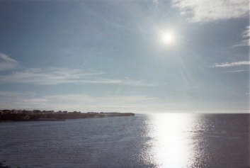 Across the bay in Bundoran on an autumn evening